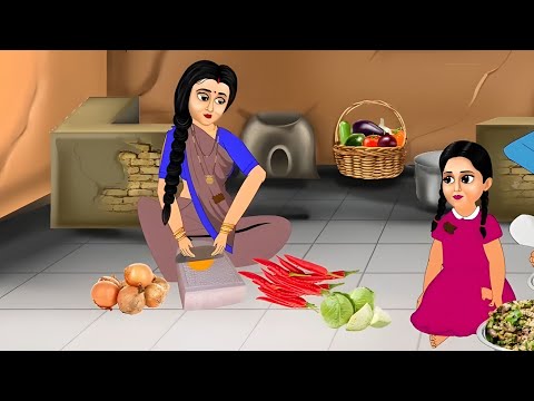 बारिश में तीन बहुओं ने किया रसोई का बटवारा | kahaniya #saasbahukikahaniya @SRTVCartoon