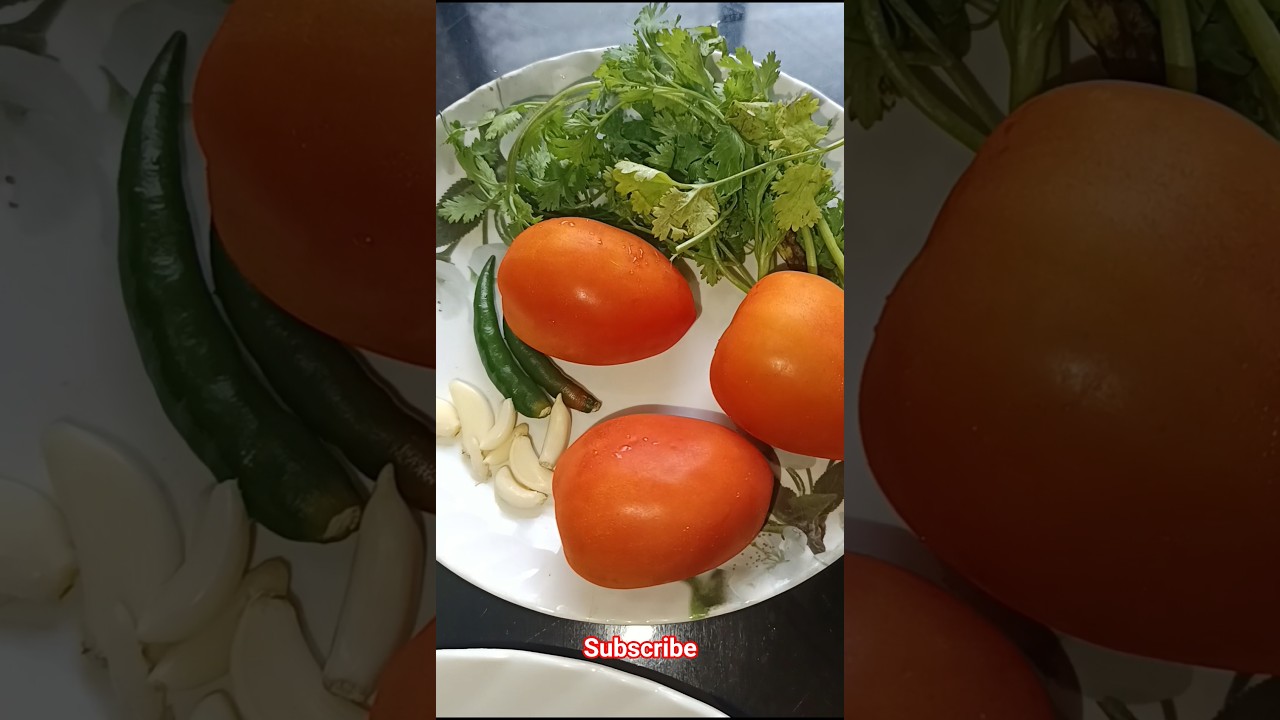 Quick Green Tomato Chutney in 2 Minutes 😍