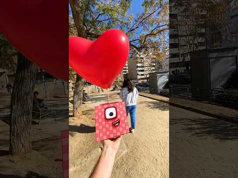 Numberblock 100 Valentine's Gift #shorts