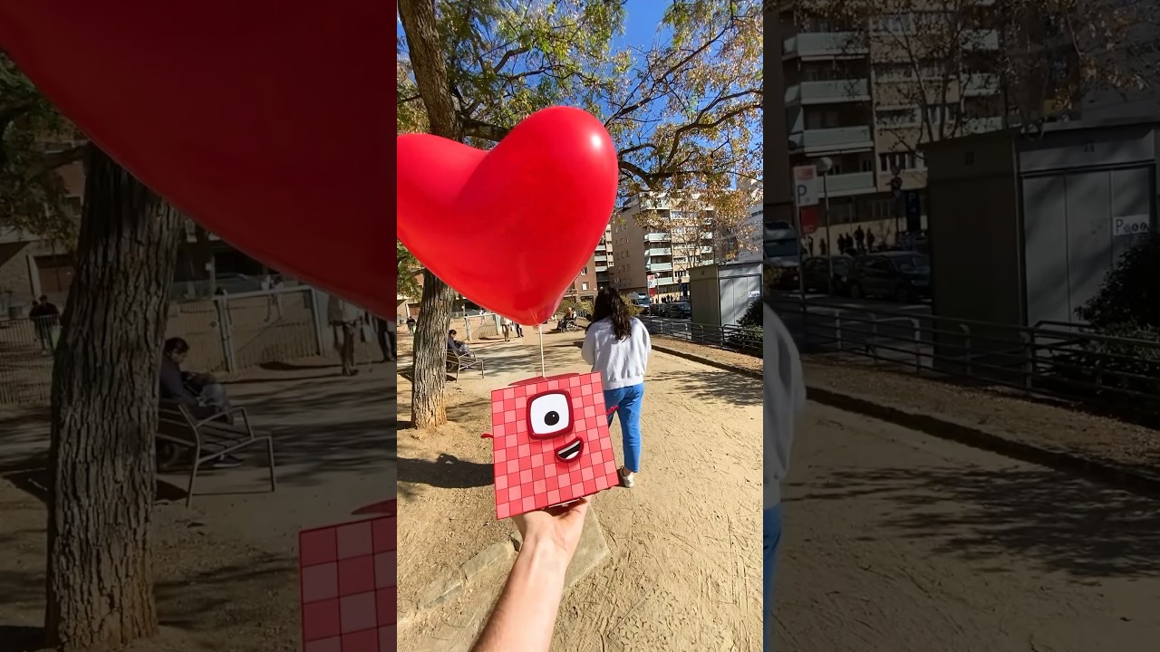 Numberblock 100 Valentine's Gift #shorts