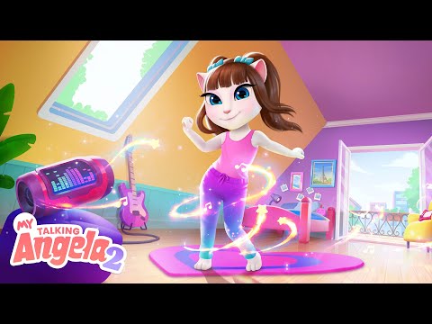 Can You Dance Like This?! 💃 My Talking Angela 2 #shorts