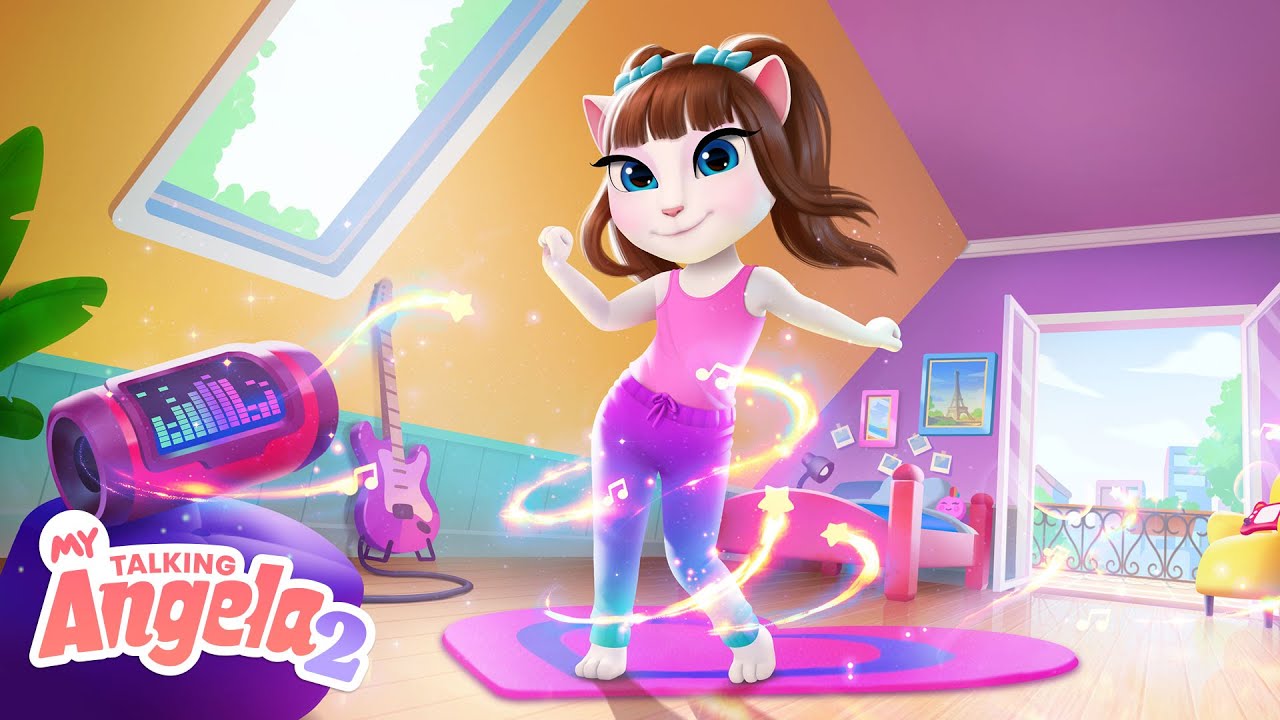 Can You Dance Like This? 💃 | My Talking Angela 2 #shorts
