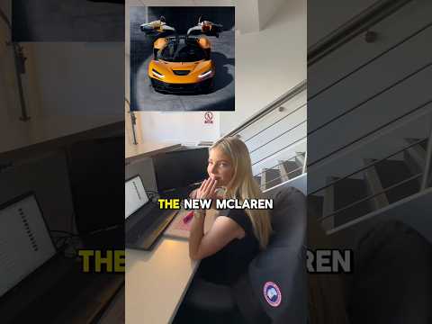 The new Mclaren W1 looks like a toy car!! #supercarsoflondon #luxurycar #mclaren