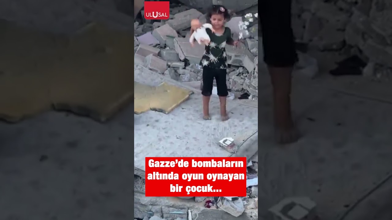 Filistin'de Yıkım Ortasında Çocuklar Oyun Oynuyor 🎮