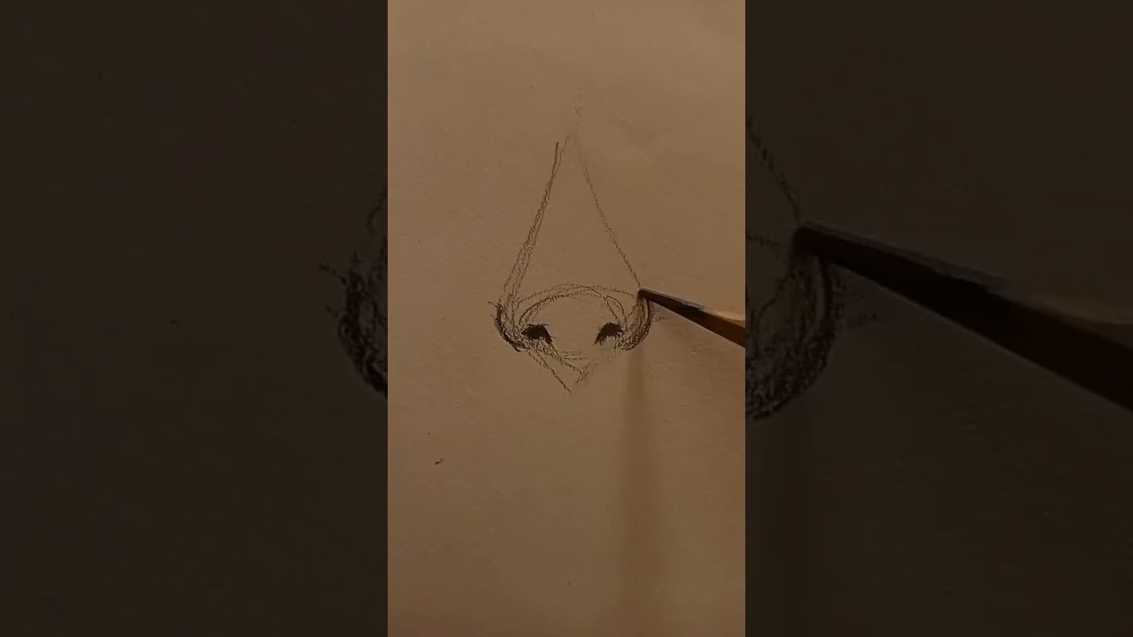 Nose Drawing Tutorial ✏️