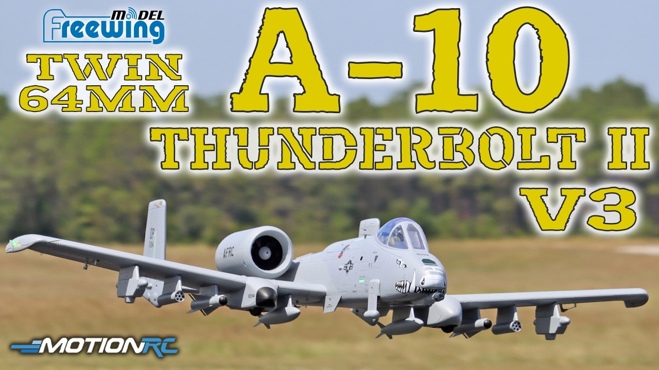 🚁 Discover the All-New Freewing 64mm A-10 Thunderbolt II V3 – The Ultimate RC Warbird!