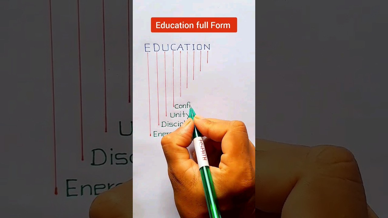 Education Full Form Explained🔥