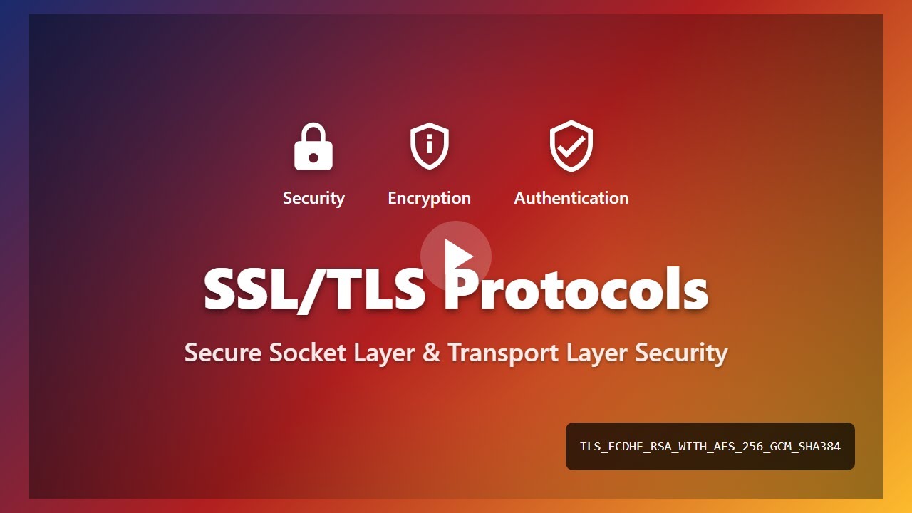SSL/TLS Protocols Made Simple: Security, Encryption & Handshake Explained 🔐