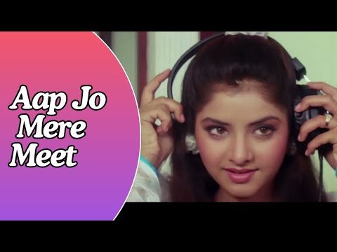 Aap Jo Mere Meet | Geet (1992) | Divya Bharti | Bappi Lahiri | Lata Mangeshkar | 90's Superhit Songs