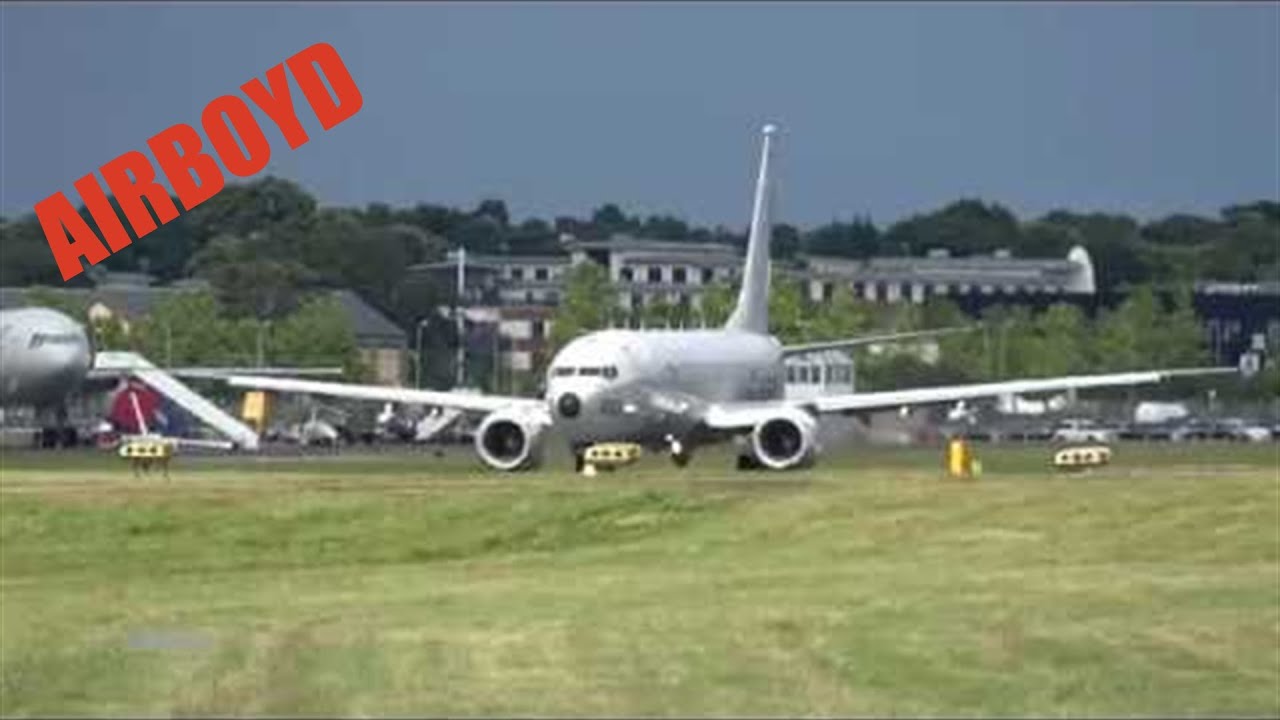 Boeing P-8 Poseidon Flight Demo at Farnborough ✈️
