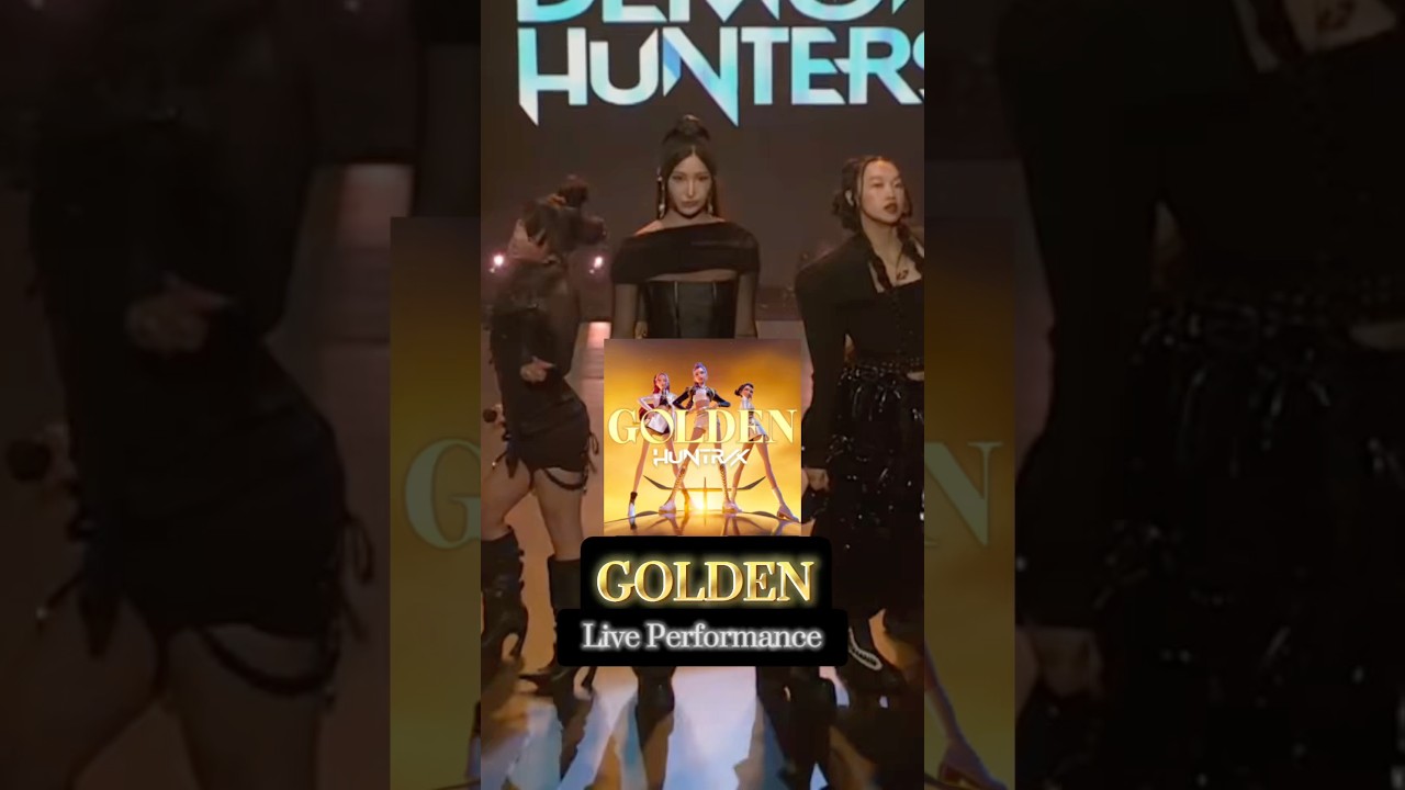 Golden Live Performance ✨ #Shorts