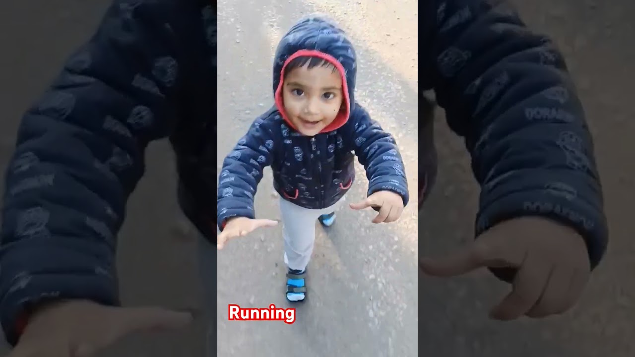 Adorable Baby Boy Running Funny 🚶‍♂️