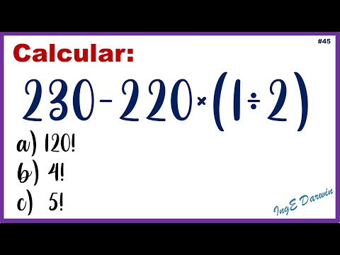 Reto matemático, operaciones combinadas | Reto 45