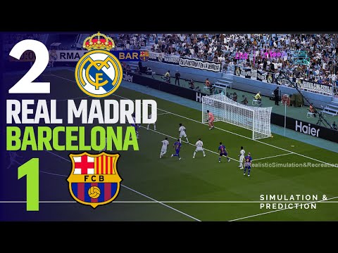 Real Madrd 2 vs 1 Barcelna: Match Highlights! | La Liga 2025/26 | Simulation/Recreation