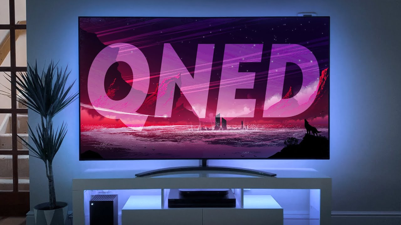 Living Room Setup with LG 75