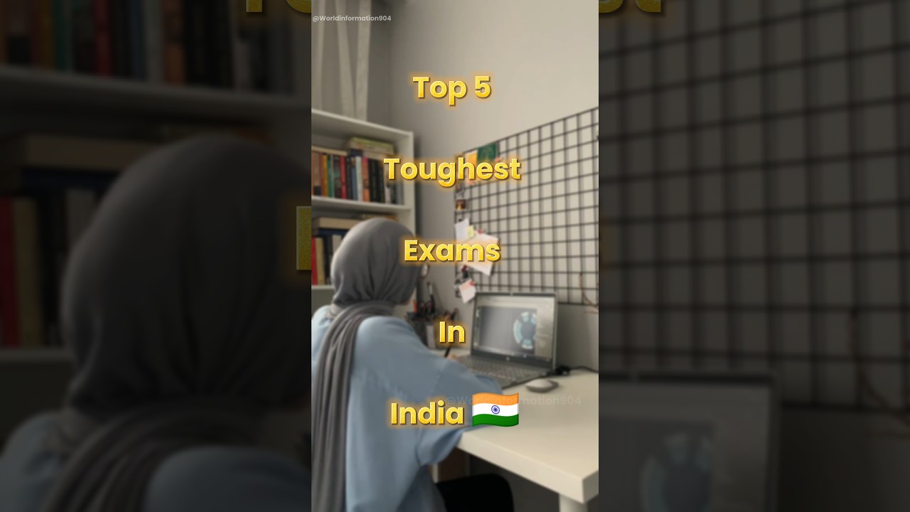 Top 5 Toughest Exams In India 🇮🇳 #shorts