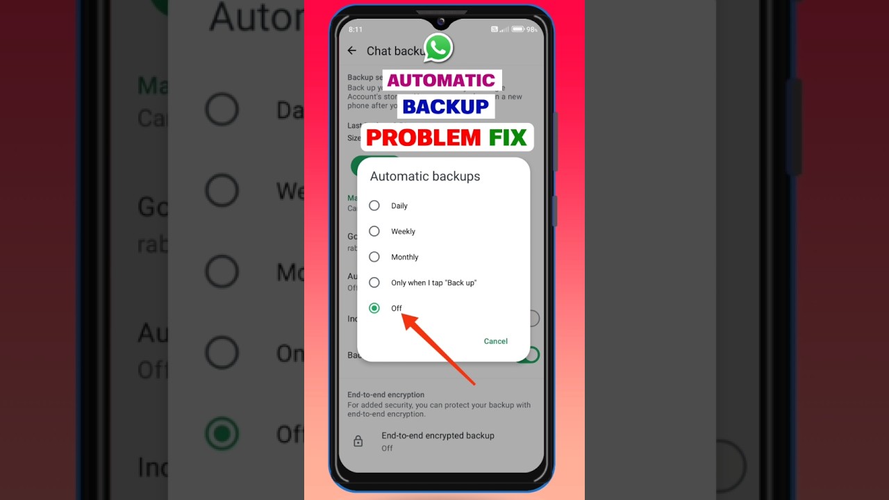 Fix WhatsApp Auto Backup Not Working π | Easy Troubleshooting Tips