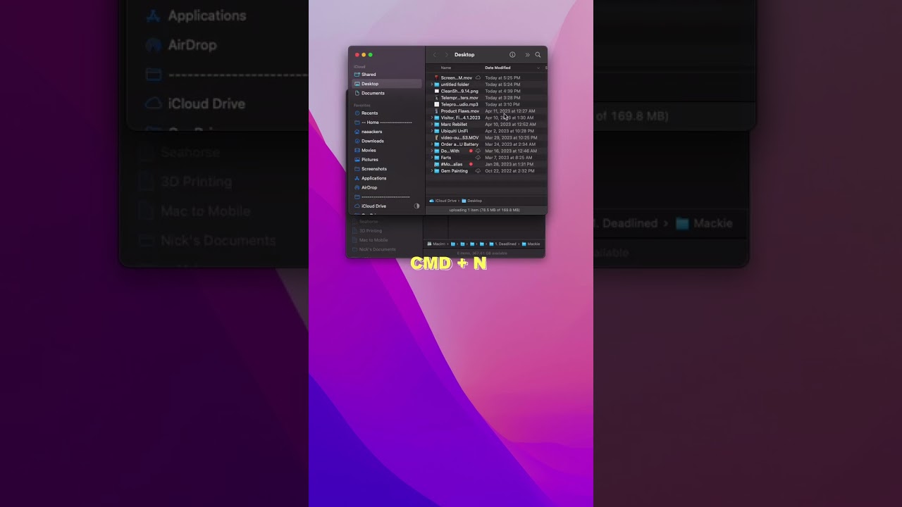 Finder Path Copy Paste Trick for MacOS