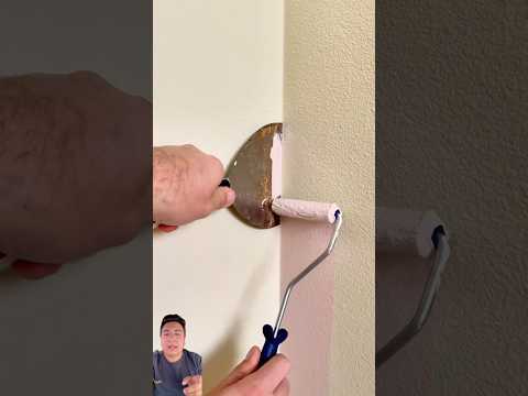 Cómo pintar las orillas de las paredes sin manchar otra pared #ingenieria #home