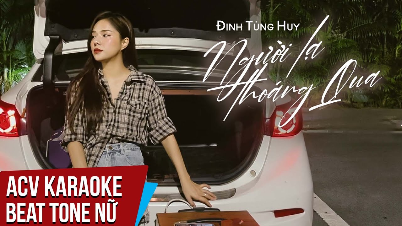 Karaoke Người Lạ Thoáng Qua - Đinh Tùng Huy (Nữ Beat Tone)