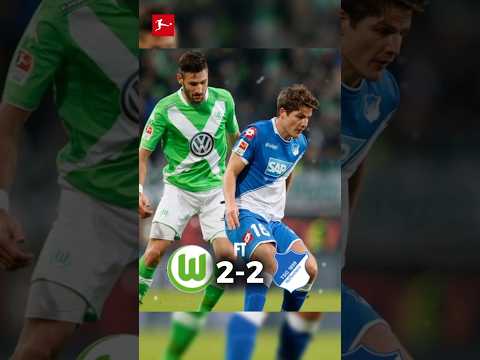 HASIL BUNDESLIGA PEKAN KE 33 • WOLFSBURG vs HOFFENHEIM #shorts #football #hasilpertandingan