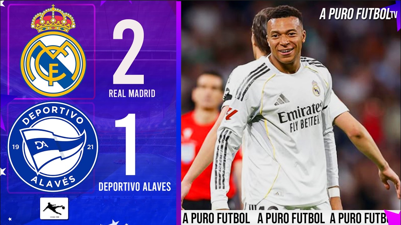 ✅ REAL MADRID vs ALAVES EN VIVO 🏆 JUEGA MBAPPE LA LIGA ESPAÑOLA