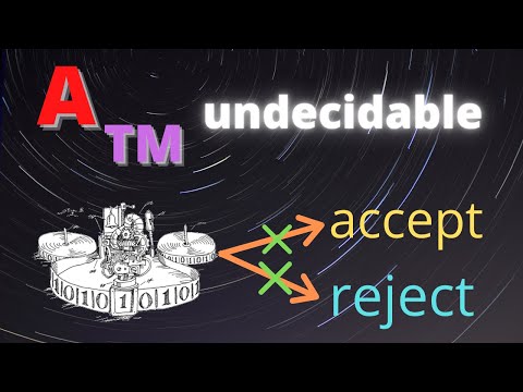 Acceptance for Turing Machines is Undecidable, but Recognizable