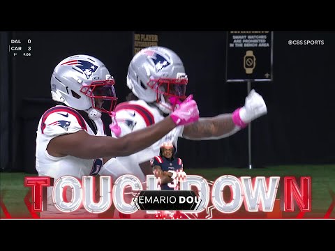 Drake Maye Airs It Out to Demario Douglas for Six!