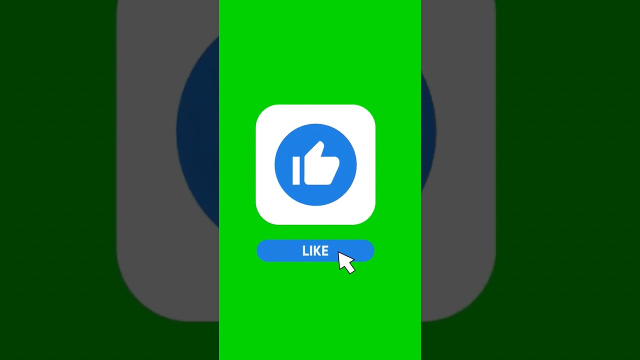 Green Screen Subscribe Button | New Green Screen Button