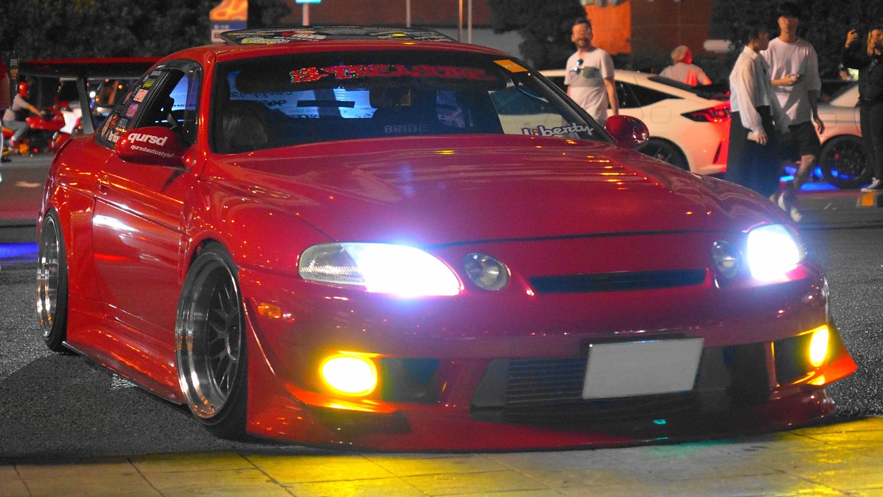 DAIKOKU PARKING WEEKEND CAR MEET 大黒PA Soarer, R34 GTR など 週末カーミーティング 2025.6.29