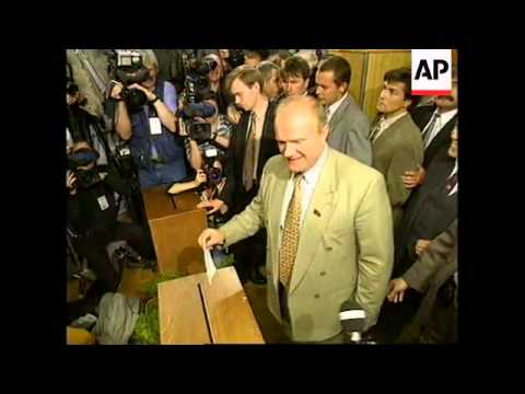 Zyuganov Votes in Russian Presidential Race 🇷🇺