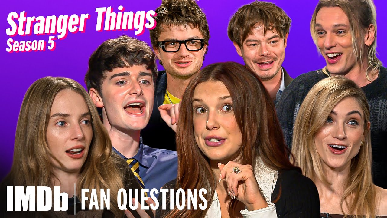 Stranger Things Cast Answers Fan Questions 🎬