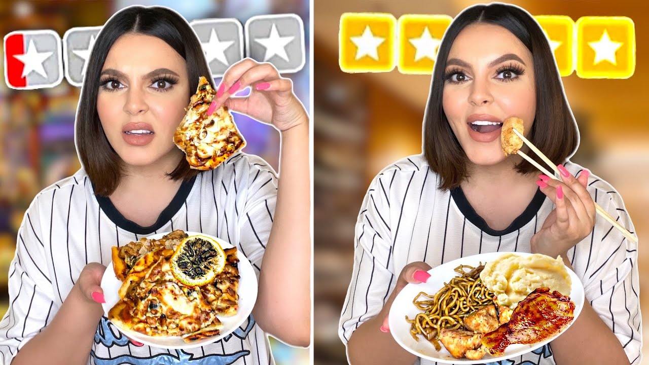 تجربة بوفيه مفتوح من أرخص إلى أغلى 😱