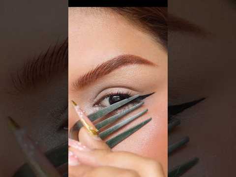 eyeliner hacks with fork 🍽️👍✅💯🔥#eyeliner #newsong #trendingshorts #makeup #youtubeshorts #viralvideo