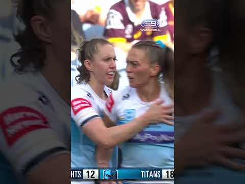 It's ON! 🥊🔥 #NRLWGF #9WWOS #NRL #NRLW