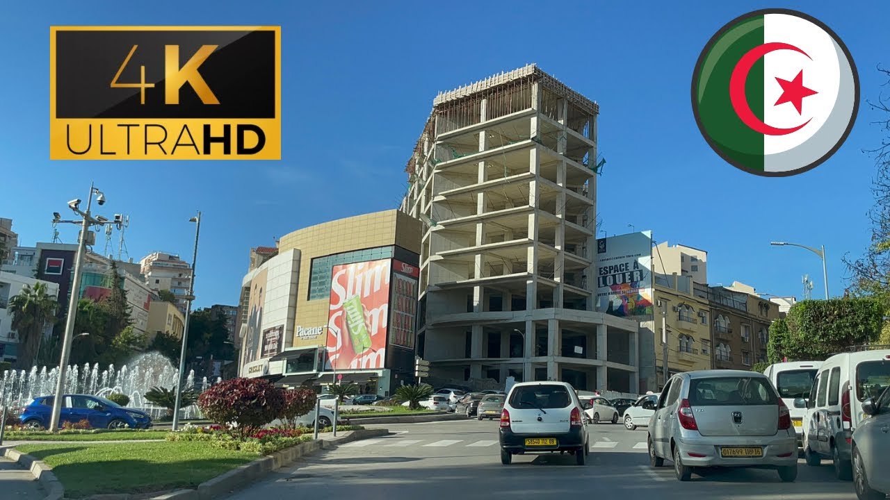 4K Tour of Algiers: Bir Mourad Raïs to El Mouradia 🇩🇿