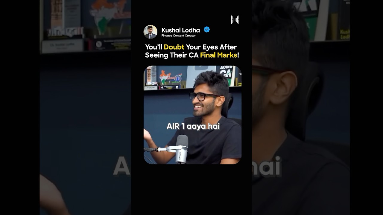 CA Final Marks Announced! 😱