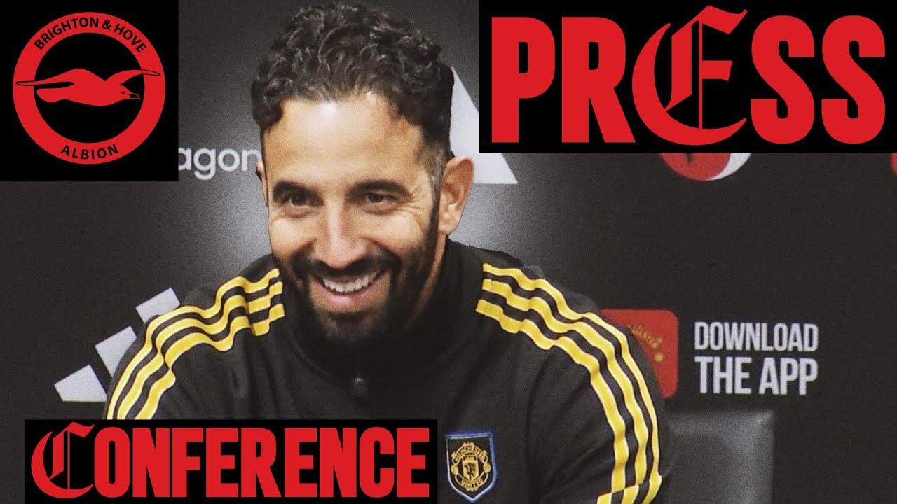 Ruben Amorim Reacts to Brighton Loss & Manchester United Victory 🎙️