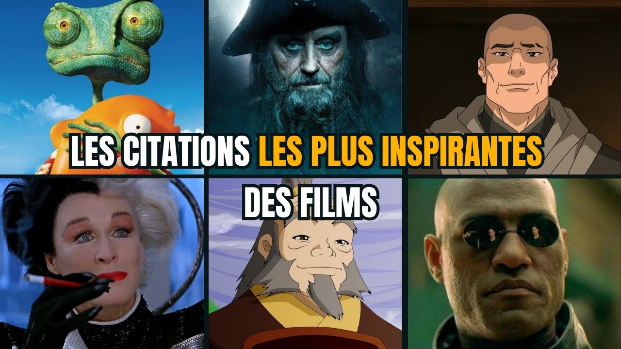 Citations Inspirantes des Héros et Méchants 🎬