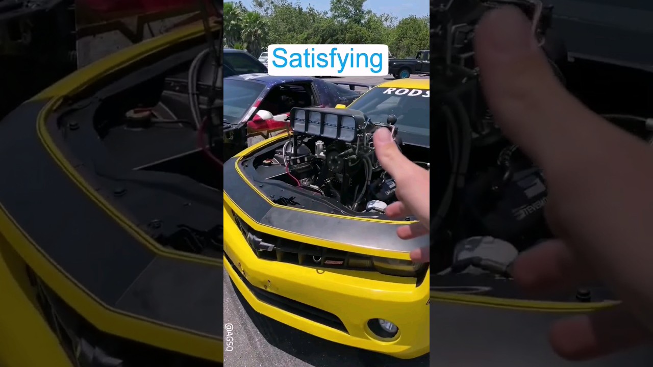 Revved Up! Modified Chevrolet Camaro with Supercharger Sound π₯