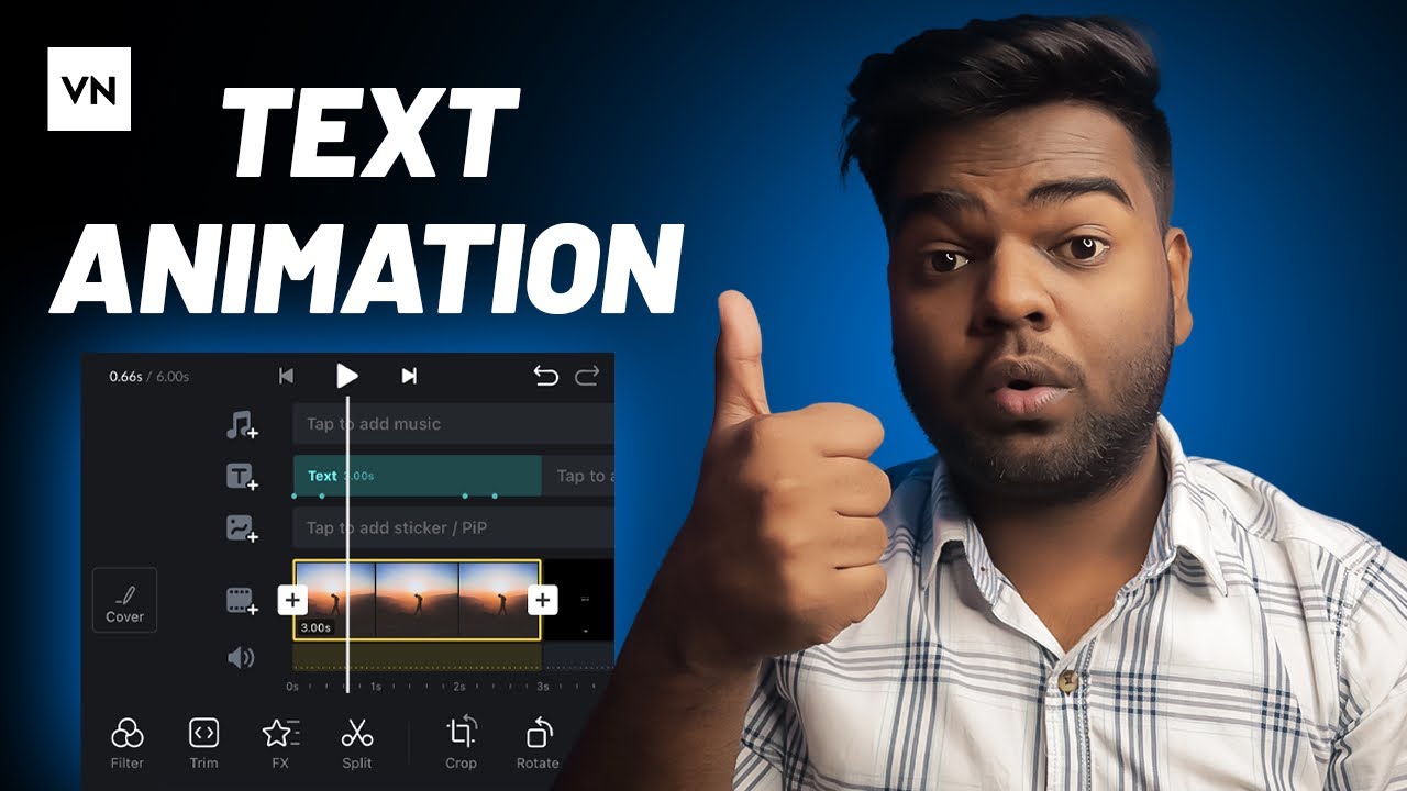 Text Animation Tutorial in VN App 🎬