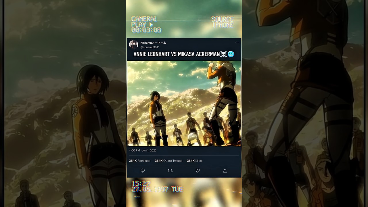 Mikasa vs Annie: Who Would Win in an Epic Battle? 🥶