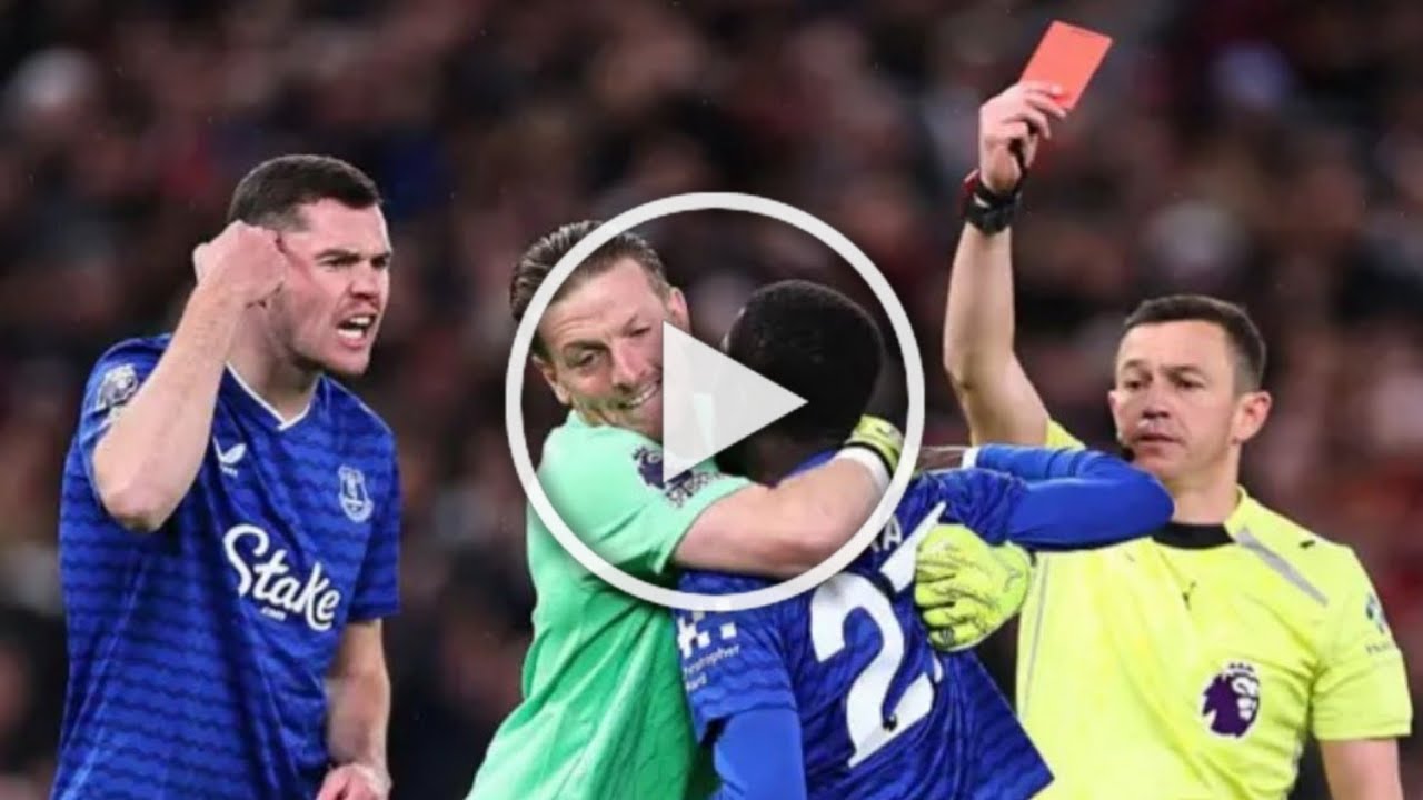 Gueye Red Card for Slapping Keane in Everton vs Man United
