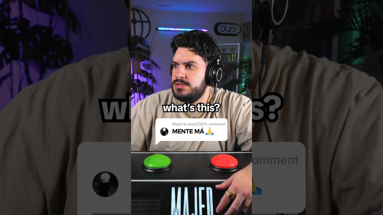 Majed's Exciting Reaction to MENTE MÁ by Nakama & Mc Staff 🎶