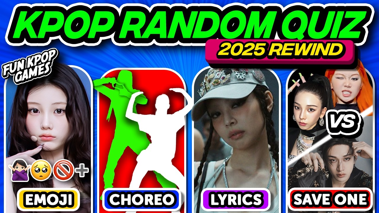 KPOP Random Quiz 2025: Guess Songs & More 🎶