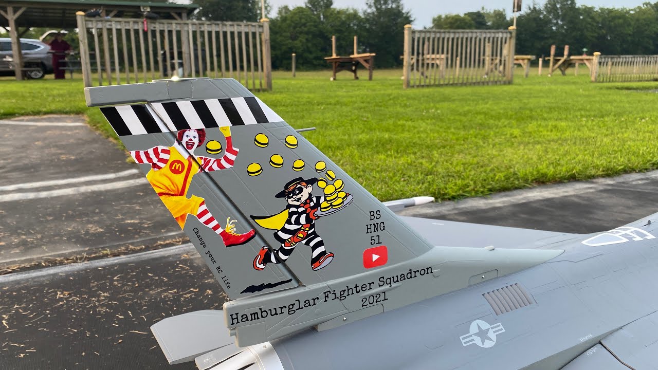 Eflite 80mm F16 Jet – Perfect Landing with BK Style ✈️