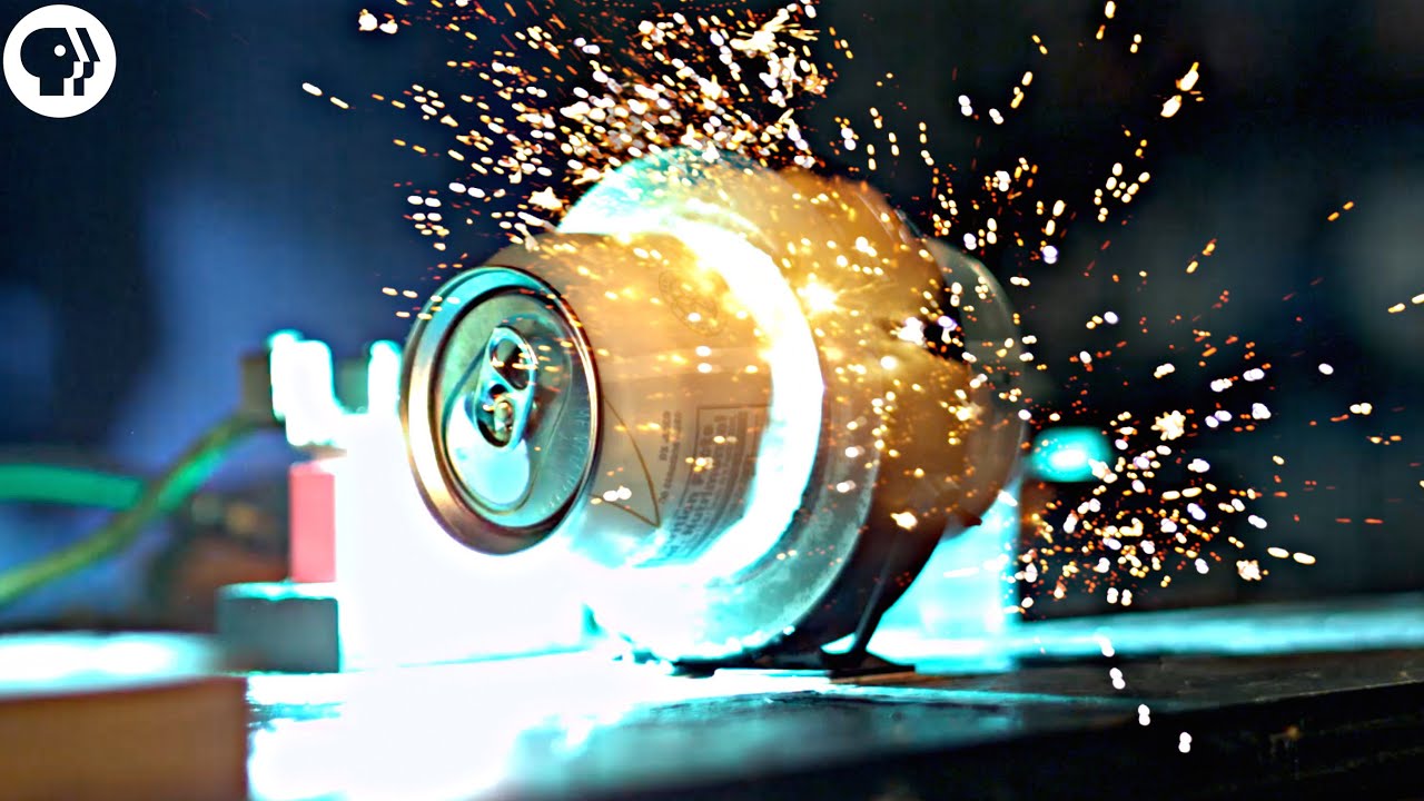 Exploding Soda Cans with Electromagnets in Slow Motion 🧪