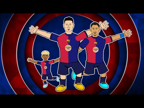 BARCA WIN LA LIGA🏆🏆🏆 The 123 Treble Song!