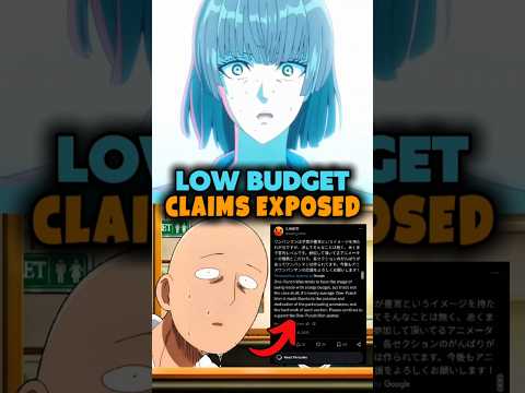 One Punch Man Season 1 Director Exposes Season 3 Low Budget Claims!