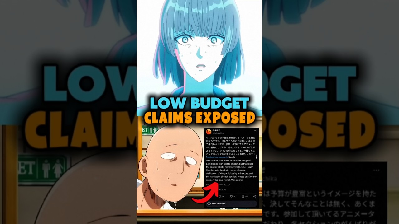 One Punch Man Season 1 Director Addresses Rumors of Budget Cuts in Season 3 π¬